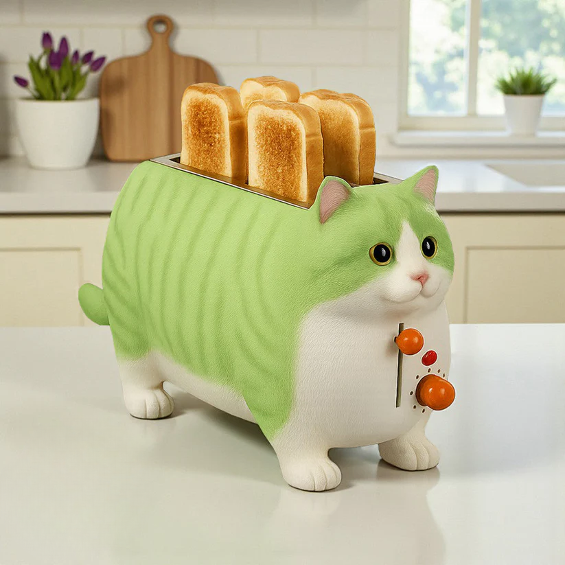 KittyToast Toaster – Ein schnurrendes Frühstücksvergnügen!