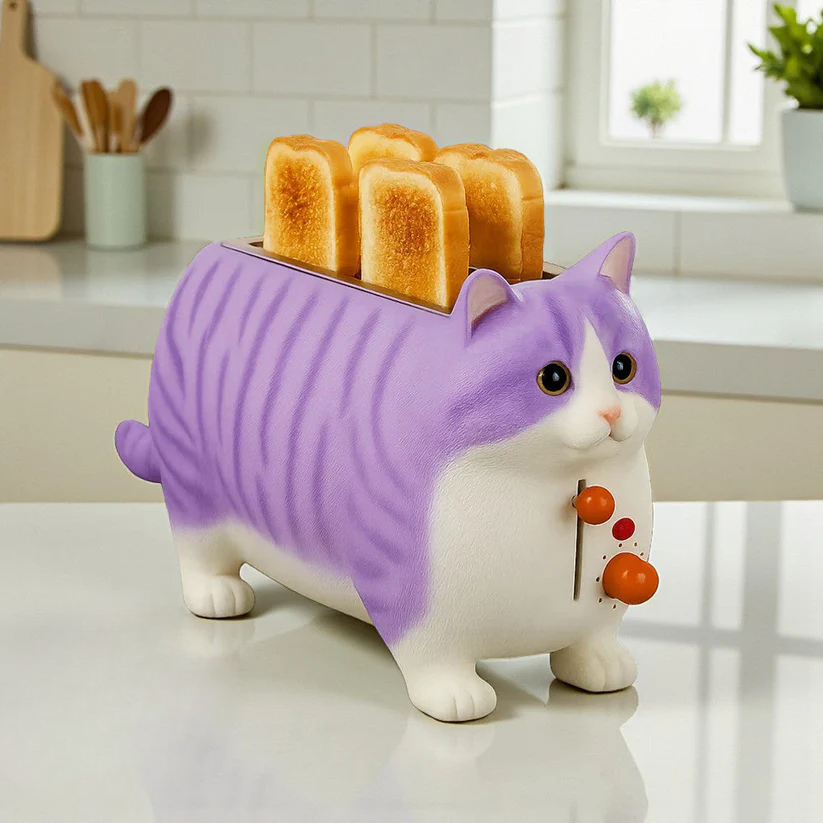 KittyToast Toaster – Ein schnurrendes Frühstücksvergnügen!