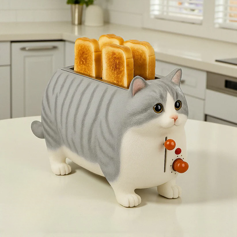 KittyToast Toaster – Ein schnurrendes Frühstücksvergnügen!
